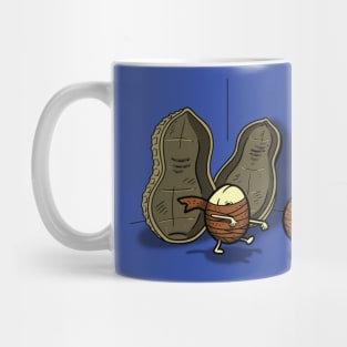 Cute Funny Original Kawaii Spooky Ancient Egyptian Peanut Mummy Cartoon Mug